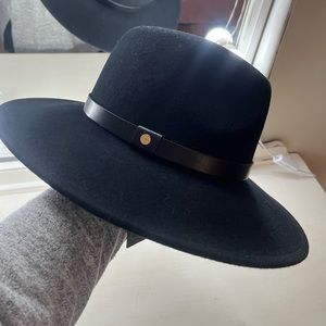 All Saints Fedora Black NWT